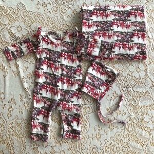 Kate Quinn organic cotton 3 piece set size 3-6m